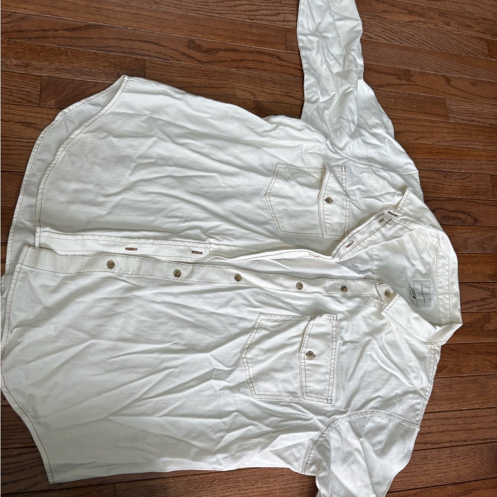 White Button-Up Shirt